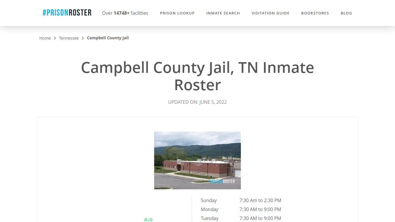 Campbell County Jail, TN Inmate Roster - Inmate Locator
