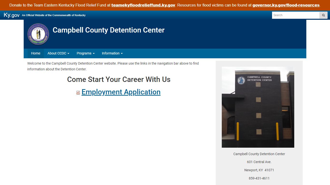 Welcome - Campbell County Detention Center